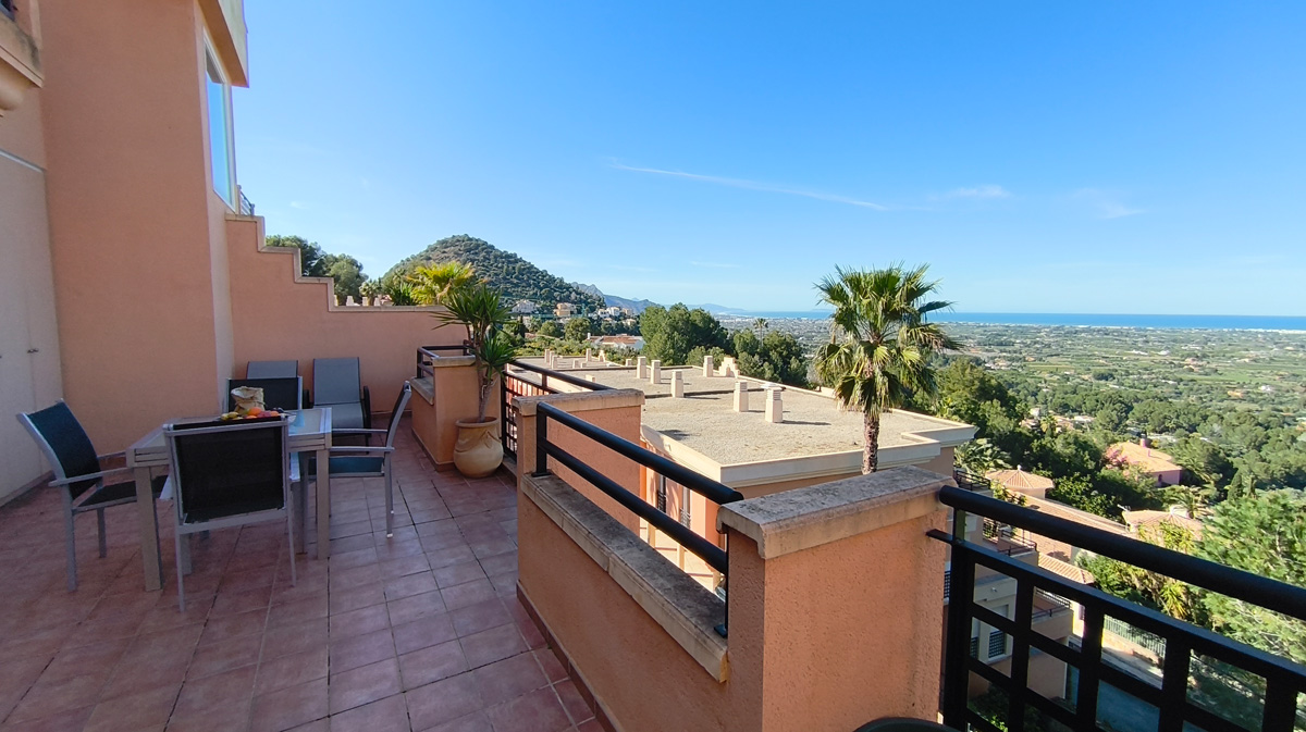 Appartement met zeezicht in La Sella