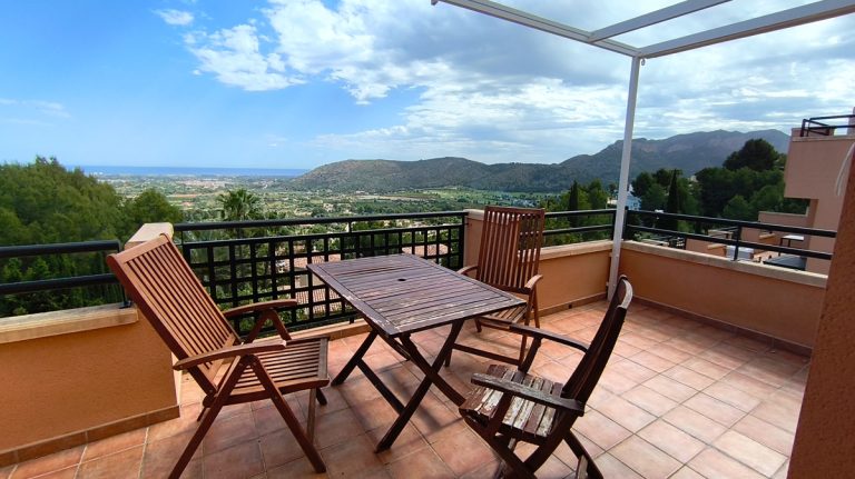 Penthouse met zeezicht in La Sella