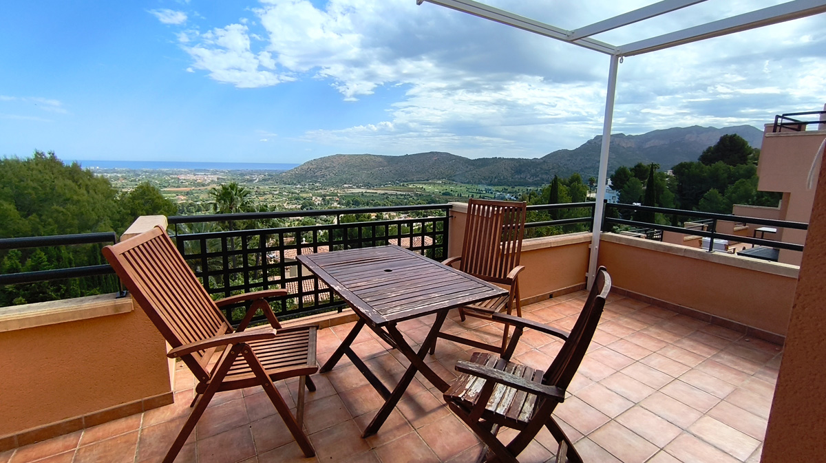 Penthouse met zeezicht in La Sella