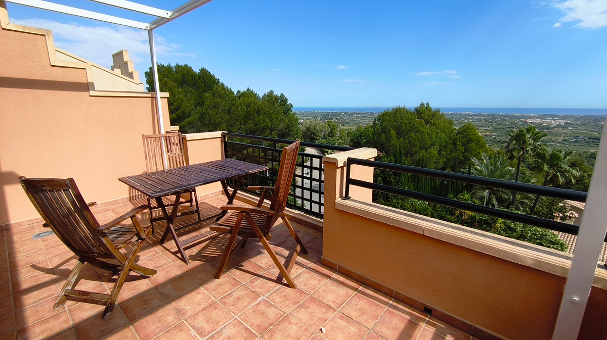 Penthouse met zeezicht in La Sella