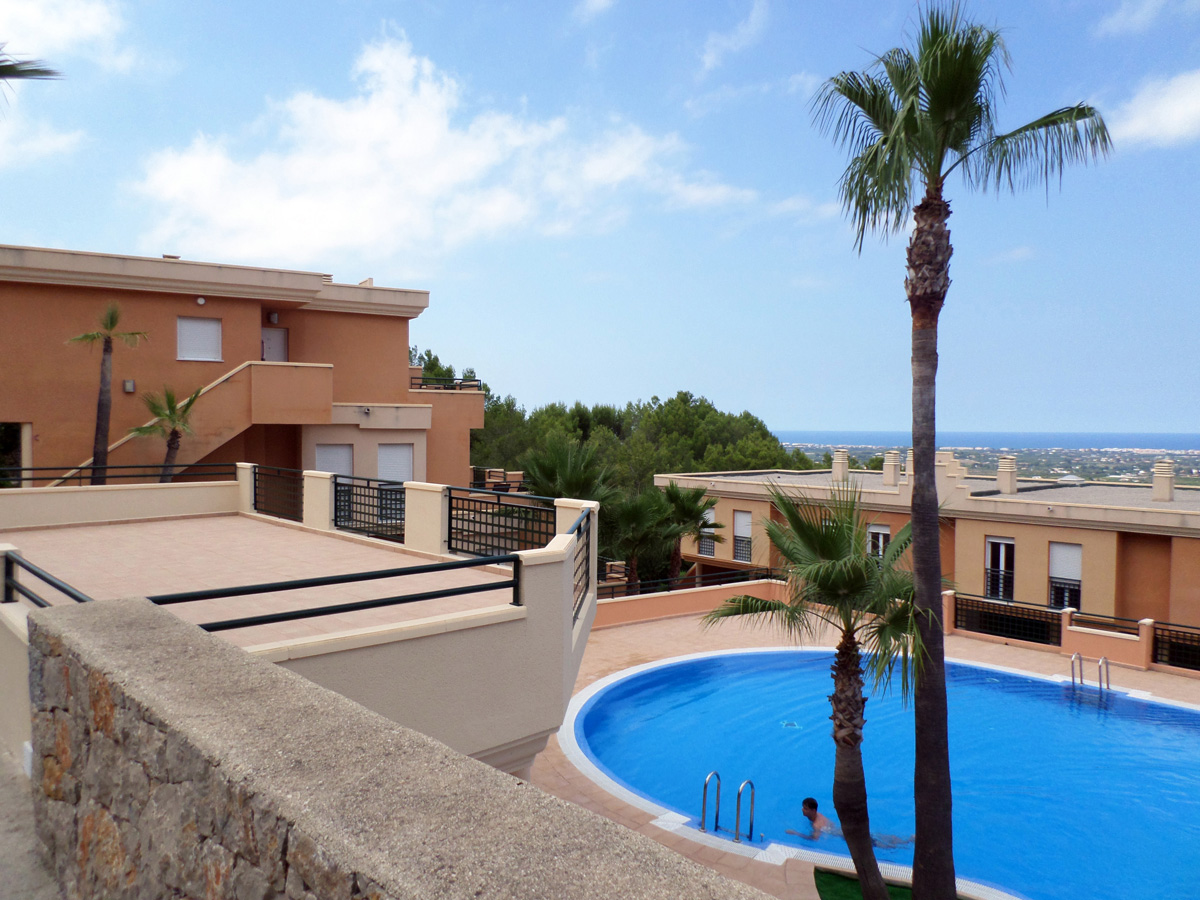 Penthouse met zeezicht in La Sella